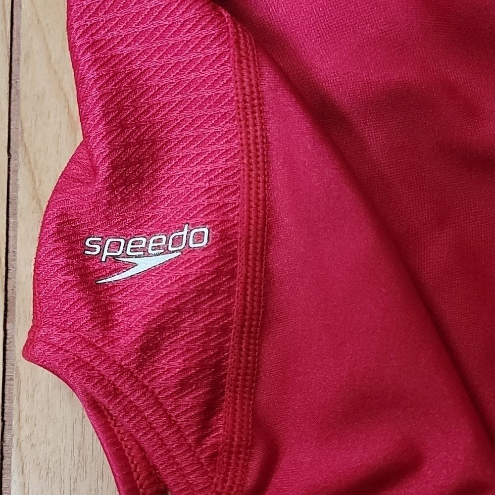 Speedo Raspberry Racerback Swimsuit — image 7 of 8